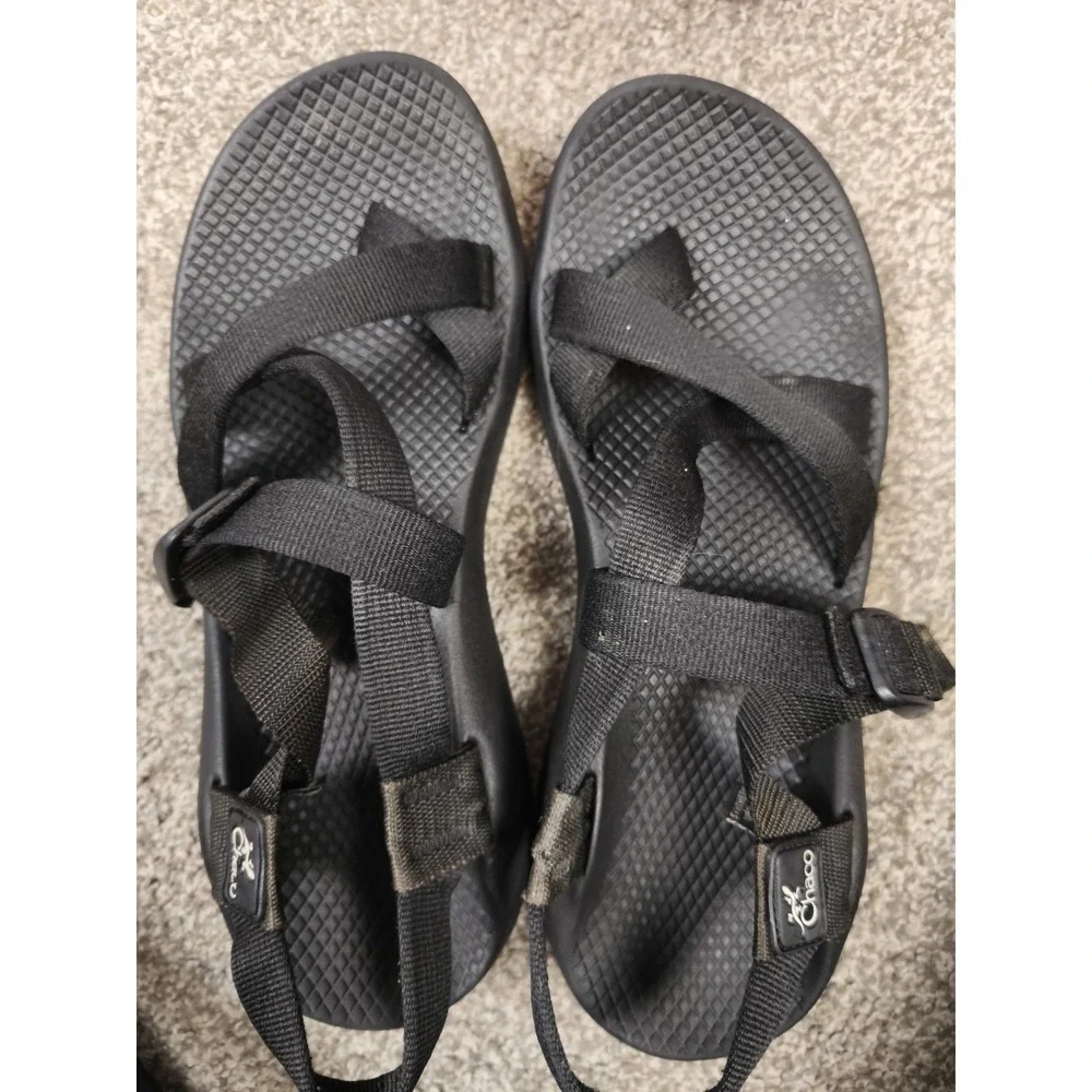 Chaco Z Cloud Sandals Black‎ Outdoor Hiking Comfort Vibram Womens 10